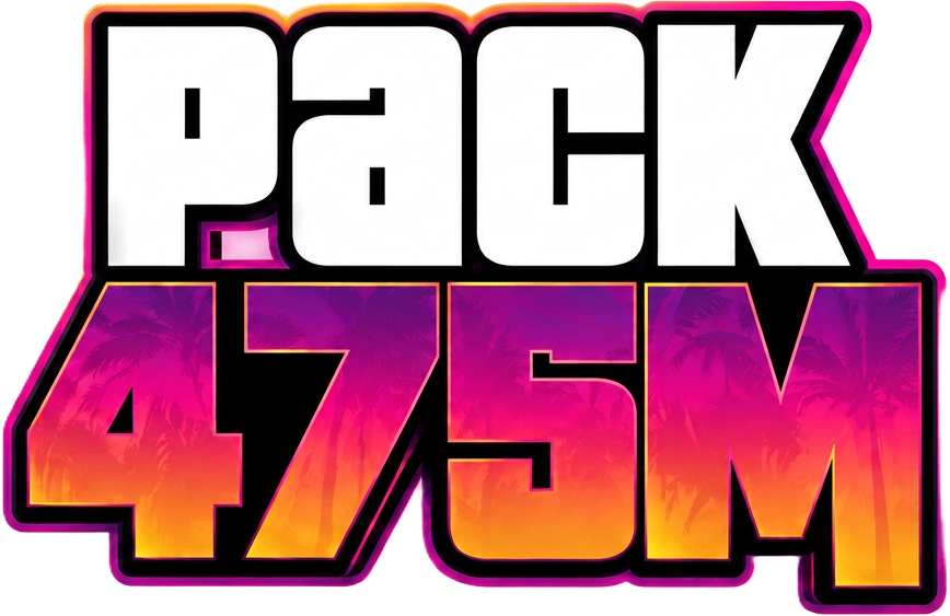 Logo Pack 475M — pack de vídeos do GTA 6